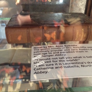 Copy of Mysteries of Udolpho. Popular reading between Cassandra and Jane at the time. Must dig my copy out!